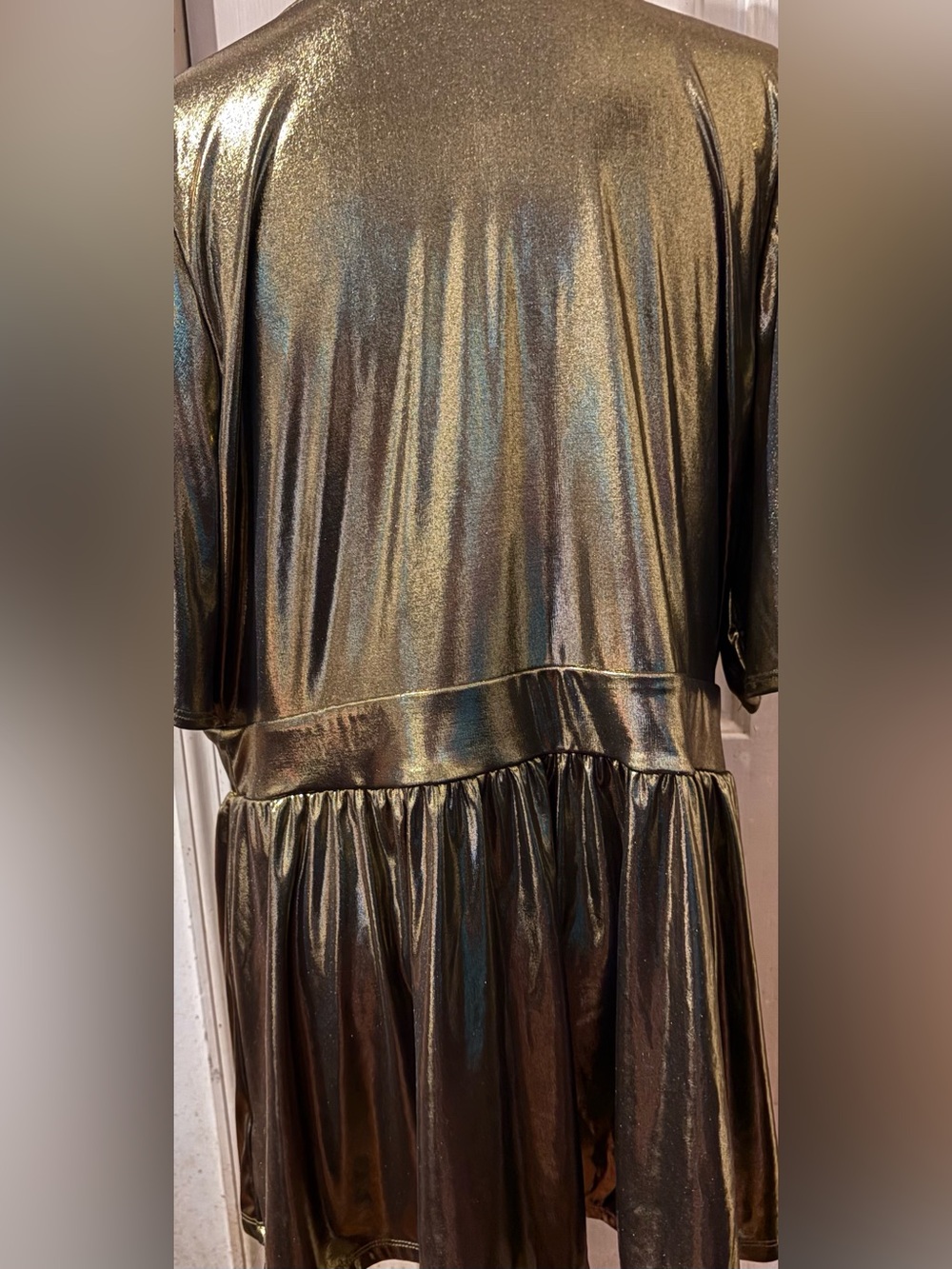 Torrid NWT 18-20 2x Metallic tunic style top - Picture 2 of 8